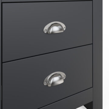 Fife Slate Blue 2 Drawer Bedside Cabinet