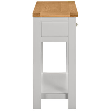 Wynyard Grey 2 Drawer Large Console Table