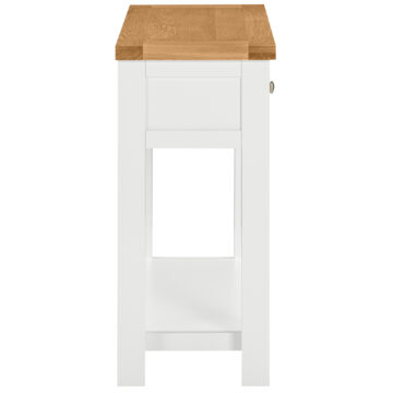 Wynyard White 2 Drawer Large Console Table