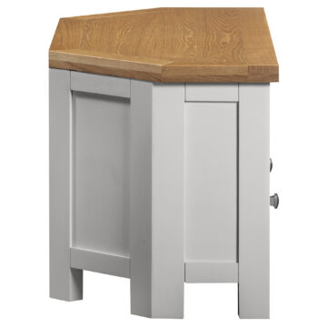 Wynyard Grey 2 Drawer Corner TV Unit 105cm | Assembled