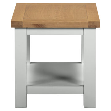 Wynyard Grey Small Coffee Table With Shelf