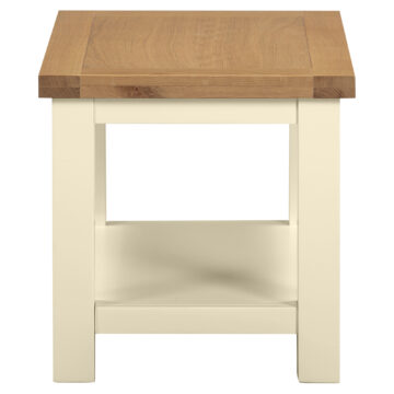 Wynyard Ivory Small Coffee Table With Shelf