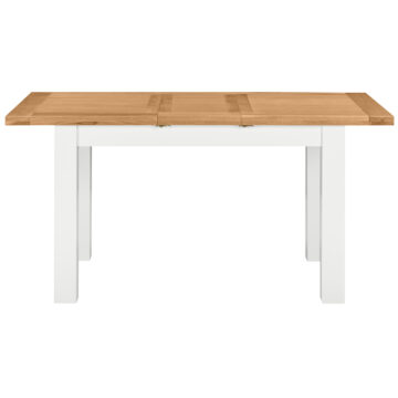 Wynyard White Small Extending Dining Table | 120 – 153cm