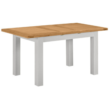 Small Extending Dining Table With 1 Extension 120-153 X 80