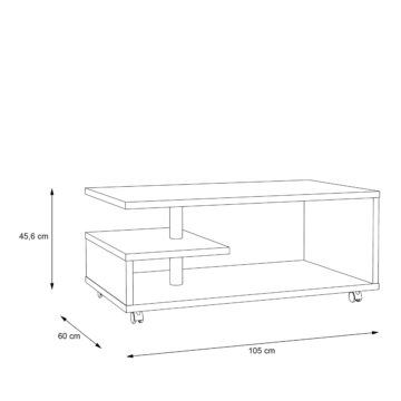 Studio Coffee Table | Sonoma Oak Finish