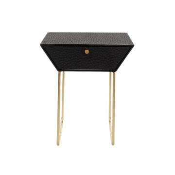 Studio Lounge Apollo metal 1 drawer bedside cabinet