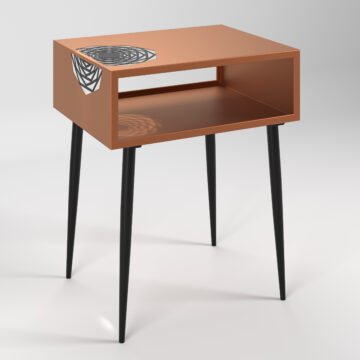 copper with black legs