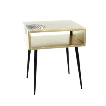 gold with black legs