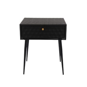 Studio Lounge Saturn metal 1 drawer bedside cabinet