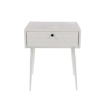 Studio Lounge Saturn metal 1 drawer bedside cabinet