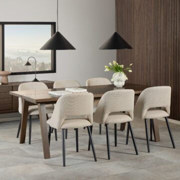 Whistler Extendable Dining Table in Smoked Oak 200/286 x 74.6 x 95cm