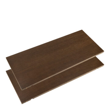 Whistler Round Extendable Dining Table in Smoked Oak 120/220 x 120 x 75cm
