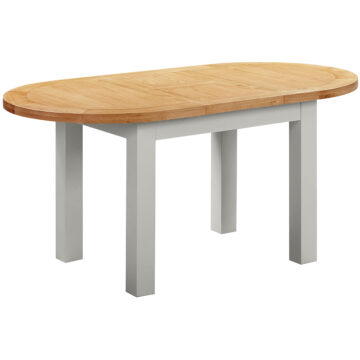 Wynyard Grey D-End Extending Dining Table