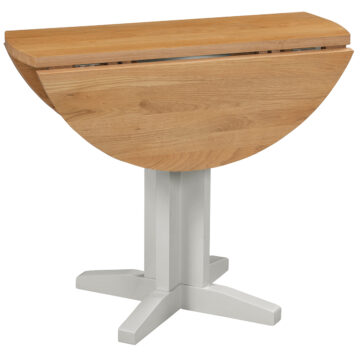 Wynyard Grey Drop Leaf Dining Table