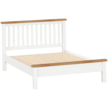 Wynyard White Double 4'6" Slatted Bed Frame
