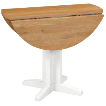 Wynyard White Drop Leaf Dining Table