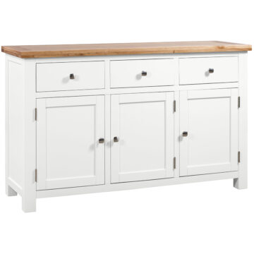 Wynyard White  Large 3 Door Sideboard