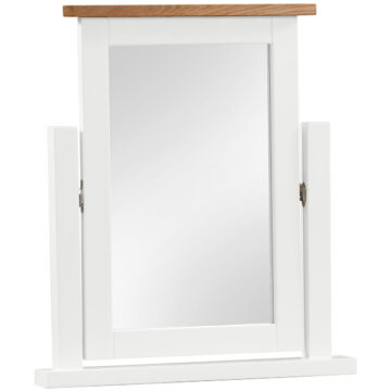 Wynyard White Single Vanity Mirror