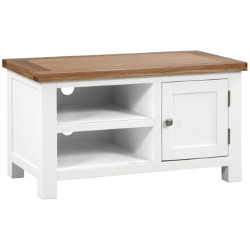Wynyard White Small TV Unit