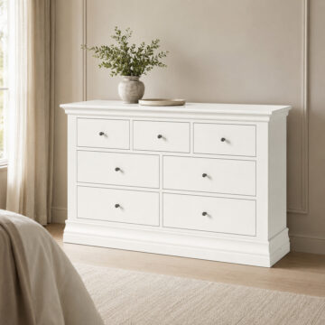 Riverton White Chest 3 Over 4
