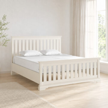 Riverton White 6' High Foot End Super King Size Bed
