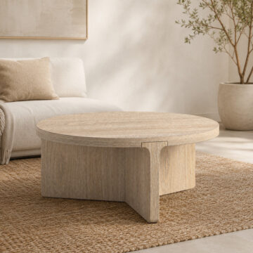 Elwood Oak Round Coffee Table 850
