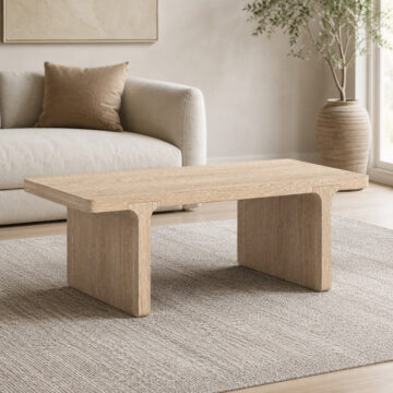 Elwood Oak Rectangular Coffee Table