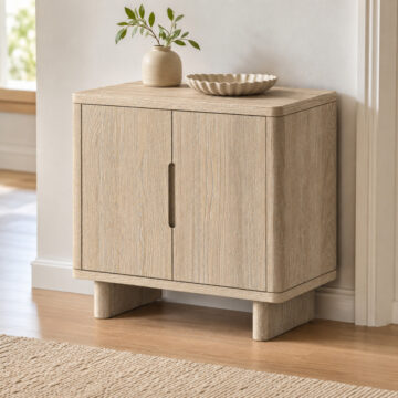 Elwood Oak Shoe Storage