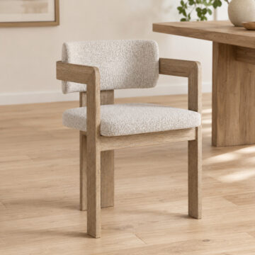 Elwood Oak Dining Armchair | Clearance
