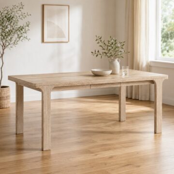 Elwood Oak Large Ext. Dining Table