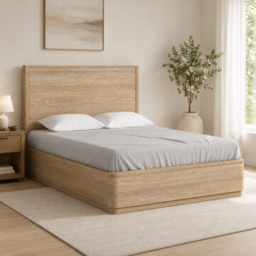 Elwood Oak 4'6 Double Bed