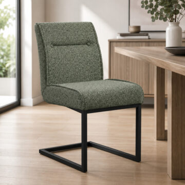 Cleaver Pair of Desert Sage Dining Chairs