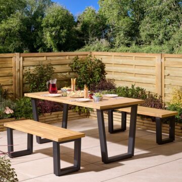 Oakworld Alfresco Stockholm 4 Seat Dining Set