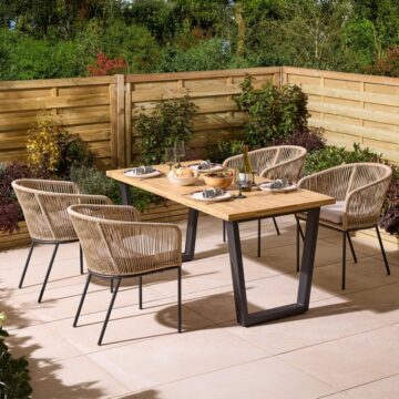 Oakworld Alfresco Oslo 4 Seat Dining Set