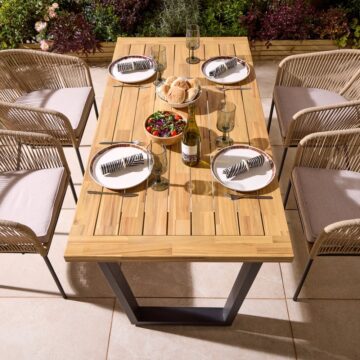 Alfresco Oslo 4 Seat Dining Set
