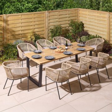 Oakworld Alfresco Oslo 8 Seat Dining Set