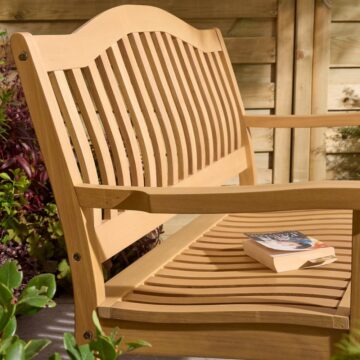 Oakworld Alfresco Hemsway 2 Seat Bench