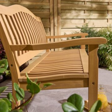 Oakworld Alfresco Hemsway 2 Seat Bench