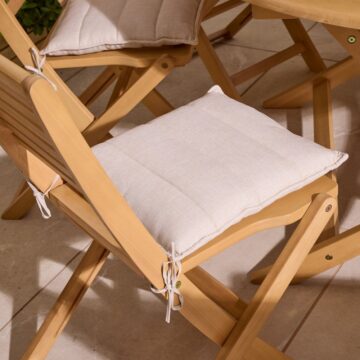 Alfresco Ashdown Folding 8 Seat Round Dining Set with Cushions