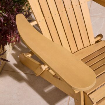 Oakworld Alfresco Sandown Folding Adirondack Chair