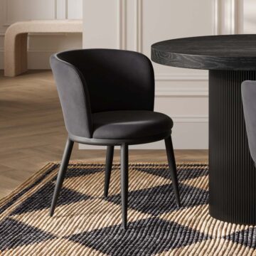 Nova Black / Black Dining Chair (2 Per Pack)
