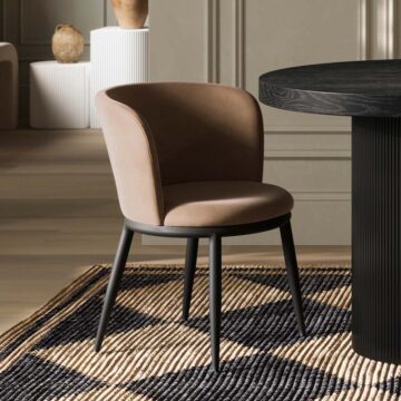 Nova Mole / Black Dining Chair (2 Per Pack)