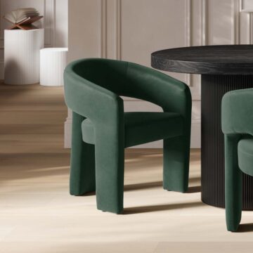 Alba Forest Green Dining Chair (1 Per Pack)