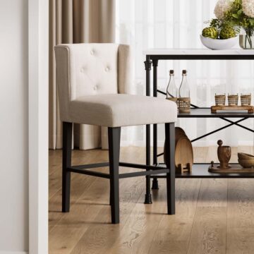 Shay Stone Winged Counter Stool (1 Per Pack)