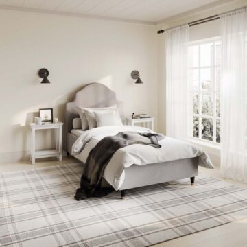 Monterey Light Grey Single Bed (2 Packs)