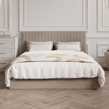 Shadwell Beige Ottoman Super King Size Bed (2 Packs)