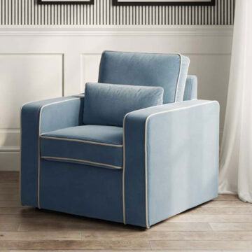 Diego Ice Blue Chair