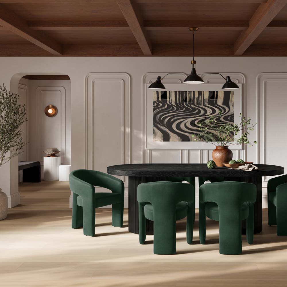 Alba Forest Green Dining Chair (1 Per Pack)