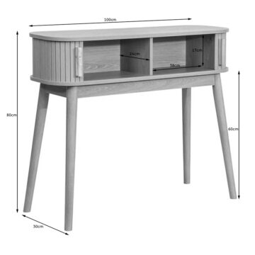 Aksel Console Table | Oak Finish