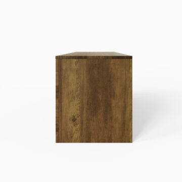 Goldhaven 4 Drawer TV Unit 130cm | Dark Oak Finish | Clearance